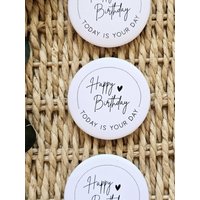 Magnet Geburtstag/Button Deko Gastgeschenk Mitbringsel Kleinigkeit Geschenkidee 2 Größen von plotterlove1976