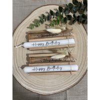 Geburtstagsgeschenk Mit Kerze & Wunsch-Erfüller - Geschenkset Aus Holz Trockenblumen Und Reagenzglas Happy Birthday Deko Geburtstagsgeschenk Mit Kerze & Wunsch-Erfüller - Geschenkset Aus Holz Trockenblumen Und Reagenzglas Happy Birthday Deko von plottervibes