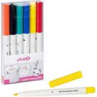 plottiX Sublimationsstifte für Schneideplotter farbsortiert, 6 St. plottiX Sublimationsstifte für Schneideplotter farbsortiert, 6 St. von plottiX