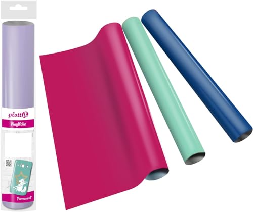 plottiX Perm. Vinylfolie - 31,5cm x 1m - Türkis plottiX Perm. Vinylfolie - 31,5cm x 1m - Türkis von plottiX