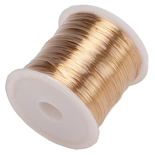 100 Meter,0.3 mm Gold-Kupfer-Draht, Schmuck-Kupferdraht, DIY-Handwerk, Schmuck, Stricken, Formen, Draht, Wickeln, Schmuckdraht für die Schmuckherstellung und das Basteln, Schmuckdraht Basteldraht 100 Meter,0.3 mm Gold-Kupfer-Draht, Schmuck-Kupferdraht, DIY-Handwerk, Schmuck, Stricken, Formen, Draht, Wickeln, Schmuckdraht für die Schmuckherstellung und das Basteln, Schmuckdraht Basteldraht von plplaaoo