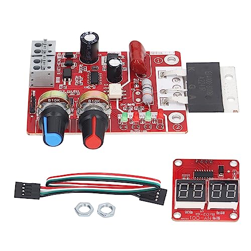 100A Spot Schweißer Board Digital Steuerungszeit Strom DIY -Schweißmaschinen -Bedienfeld mit STM8 -Mikrocontroller für Widerstandsschweißprojekte Red PCB von plplaaoo
