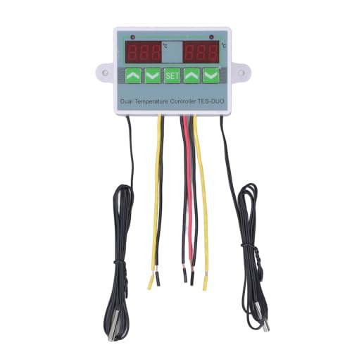 1500 -W -Temperaturregler wasserdicht hoher Genauigkeit Thermostat -Controller mit Kalibrierungsfunktion für Kühlschränke Gefriergeräte Haustier Fütterung Reptilien Glasbehälter von plplaaoo