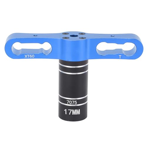 17 mm Rad Sechskantschlüssel RC Aluminium Leichtmetallrad Hx Hülle Sessel -Schritte -Werkzeug für Traxxas Axial HSP ECX HPI 1/8 1/10 1/12 RC -Autos (Blau) von plplaaoo