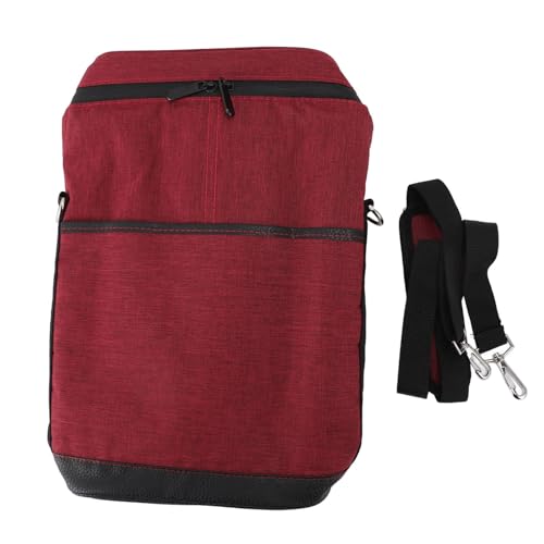 2 Flaschenweinkühler -Beutel Leckdosen isolierter gepolsterter Weinträger tragbare Weinhülle mit verstellbarem Schultergurt für Reiseberichtungen Picknicks Camping (Rot) von plplaaoo