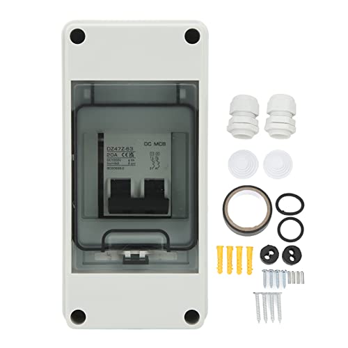 20A DC1000V 2-poliger Solar-Leistungs schalter mit IP65-Gehäuse-PV-Trenn schalter für Solar panels ysteme, Off-Grid-PV-Arrays, RV-Solar-und DC-Strom anwendungen 20A DC1000V 2-poliger Solar-Leistungs schalter mit IP65-Gehäuse-PV-Trenn schalter für Solar panels ysteme, Off-Grid-PV-Arrays, RV-Solar-und DC-Strom anwendungen von plplaaoo