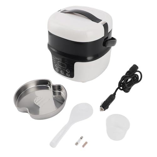 2L Auto Reiskocher Mini Elektro Reis Kochkochtopf Nicht -Stick -Liner 7 -Stufe Wärmeregelung für Reisebereich Camping RV 12V 24 V Tragbarer Reise Reiskocher mit Stromspeicher 2L Auto Reiskocher Mini Elektro Reis Kochkochtopf Nicht -Stick -Liner 7 -Stufe Wärmeregelung für Reisebereich Camping RV 12V 24 V Tragbarer Reise Reiskocher mit Stromspeicher von plplaaoo