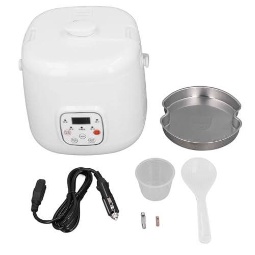 2L Mini -Reiskocher 24 V Reise Reiskocher für LKW mit abnehmbarem Nicht -Stick -Topf für 2-4 Personen warm geeignet halten von plplaaoo