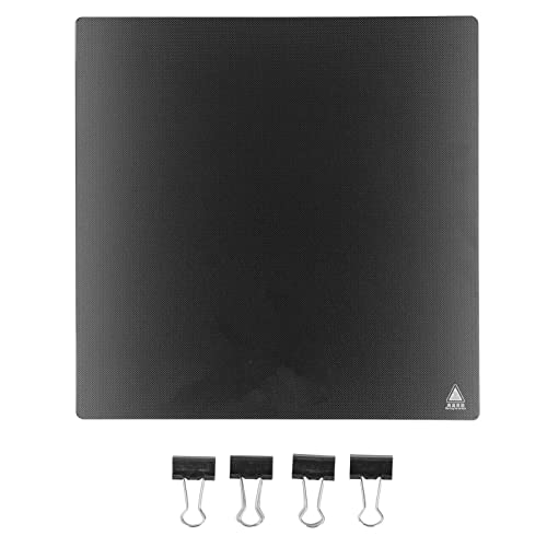 3D -Druckerglasbett 290x290 4 mm Kleber mit temperter Platte Build -Oberflächenplattform für Ender 6 mit mikroporöser Beschichtung Hochwärmwiderstand leicht saubere Entfernung von plplaaoo