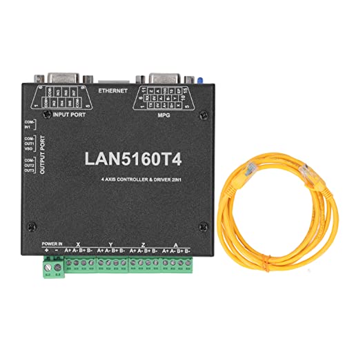 4 Axis Controller -Treiber 2 in 1 Ethernet -Schnittstelle CNC Motion Control Board mit ARM -Design für -Software kompatibel mit Stepping -Systemen von plplaaoo