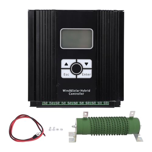 48V Wind Solar Hybrid Controller MPPT Ladung Controller 400W LCD -Display Universalkompatibilität Hocheffizienz intelligente Stabilität Verbessertes Display Umfassende Sicherheit (600W Fan) von plplaaoo