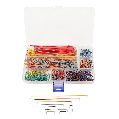 840pcs Breadboard -Jumper -Draht Flexible Breadboard -Steigungsleitungskabel mit Aufbewahrungsbox 840pcs Breadboard -Jumper -Draht Flexible Breadboard -Steigungsleitungskabel mit Aufbewahrungsbox von plplaaoo