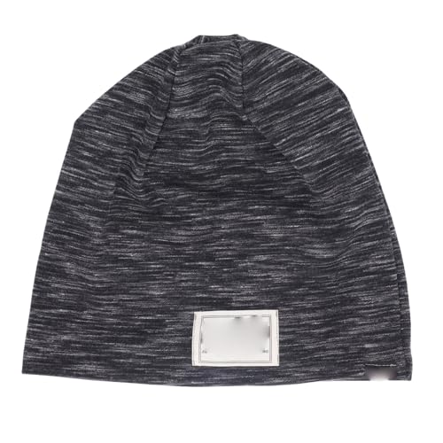 Anti -Strahlungshut Schwarz gestreifte Silberfaser und Baumwollschutzzellen WiFi 5G RF EMF Schutzhut von plplaaoo