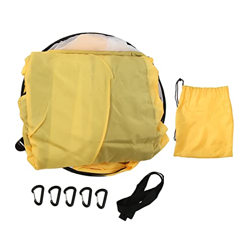 Aufblasbare Sofa -Couch im Freien tragbare aufblasbare Liegeluftsofa zum Camping -Wandern (Schwarz Plus gelb) von plplaaoo