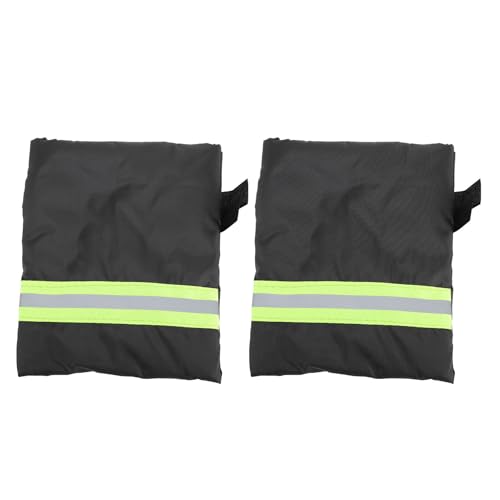 Außenwasser Wasserhahnabdeckung Socken Reflektierende Konstruktion wasserding isolierter Zapfenabdeckung für Winterschutz 210d Oxford Stoff Silberbeschichtung 2 Pack (S) von plplaaoo