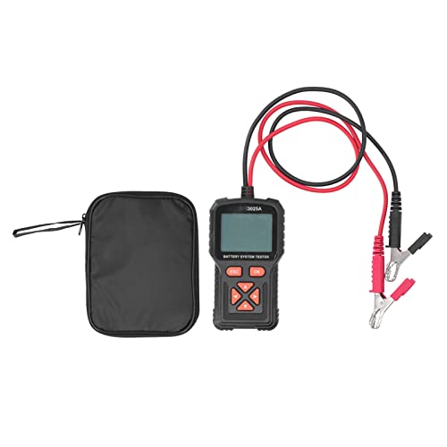 Auto -Batterie -Tester CCA Interner Widerstandstester Digitaler Batterieanalysator für Automobile LKW -Schiffsmotorrad -SUV -Boot von plplaaoo