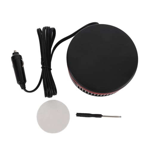 Autoheizung 12 V 360 ° Rotatable leicht zu installieren Windschutzscheiben Defroster Defogger zum Fahren (Schwarz rot) von plplaaoo