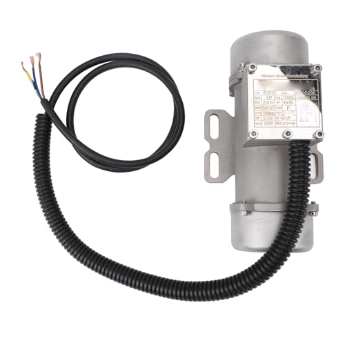 Beton Vibrations Motor Edelstahl 220V 3000r/min IP65 einphasiger asynchroner Vibrator Motor für Sand Shaker Tisch (100W) von plplaaoo