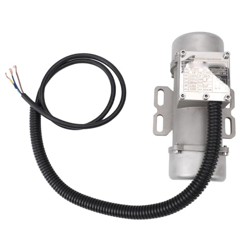 Beton Vibrations Motor Edelstahl 220V 3000r/min IP65 einphasiger asynchroner Vibrator Motor für Sand Shaker Tisch (120W) von plplaaoo