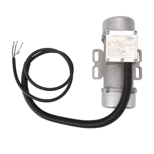 Beton Vibrations Motor Edelstahl 220V 3000r/min IP65 einphasiger asynchroner Vibrator Motor für Sand Shaker Tisch (50W) von plplaaoo