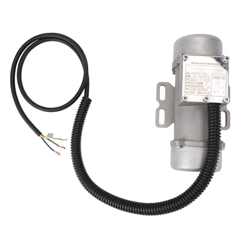 Beton Vibrations Motor Edelstahl 220V 3000r/min IP65 einphasiger asynchroner Vibrator Motor für Sand Shaker Tisch (60W) von plplaaoo