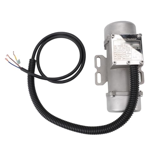 Beton Vibrations Motor Edelstahl 220V 3000r/min IP65 einphasiger asynchroner Vibrator Motor für Sand Shaker Tisch (80W) von plplaaoo