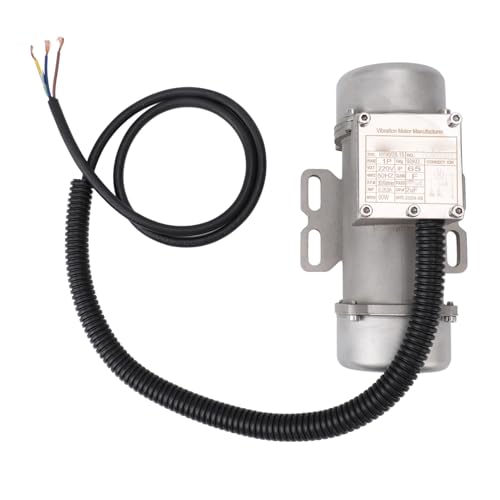 Beton Vibrations Motor Edelstahl 220V 3000r/min IP65 einphasiger asynchroner Vibrator Motor für Sand Shaker Tisch (90W) von plplaaoo