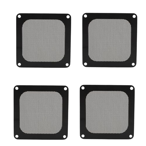 Computer Lüfterfilter Grills Magnetrahmen PVC Staubnetz PC Kühler Filter 4pcs für PC -Fall Stromversorgungslüfter 36x3.66in festgelegt (Schwarz) von plplaaoo