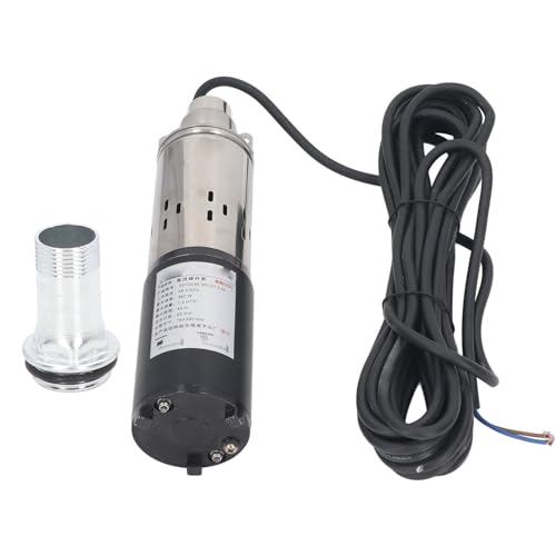 DC48V 60 V Solarwasserpumpe 45 m hoher Lift aus Edelstahlschale Deep Well Tauchpumpe 1 Zoll ss 1,2 m³/h von plplaaoo