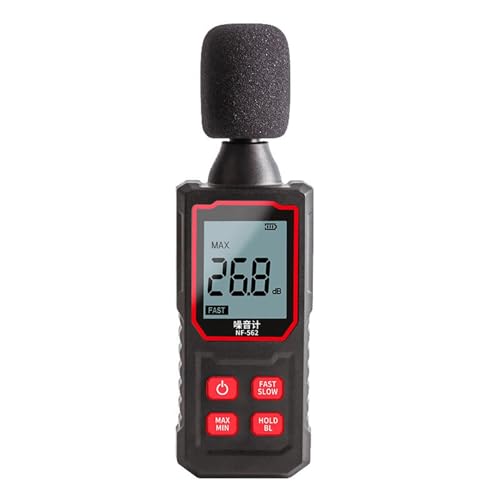 Decibel Meter digitaler Klangpegel Messgerät hoher Genauigkeitsgeräuschstester mit Hintergrundbeleuchtung LCD -Display für Baustellen Fabriken Restaurants Abs Material Decibel Meter digitaler Klangpegel Messgerät hoher Genauigkeitsgeräuschstester mit Hintergrundbeleuchtung LCD -Display für Baustellen Fabriken Restaurants Abs Material von plplaaoo