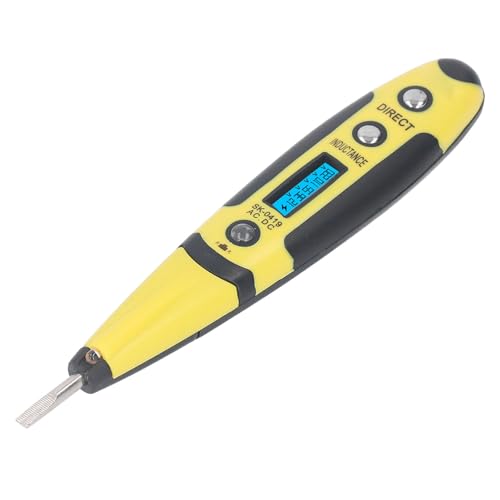 Digital Display Test Stift Spannungstester Stift 12 V bis 220 V DC AC mit 6 Erkennungsfunktionen beleuchtete Nachtsicht Lampe Kompaktes Design für Haushaltsinspektion Elektriker Digital Display Test Stift Spannungstester Stift 12 V bis 220 V DC AC mit 6 Erkennungsfunktionen beleuchtete Nachtsicht Lampe Kompaktes Design für Haushaltsinspektion Elektriker von plplaaoo