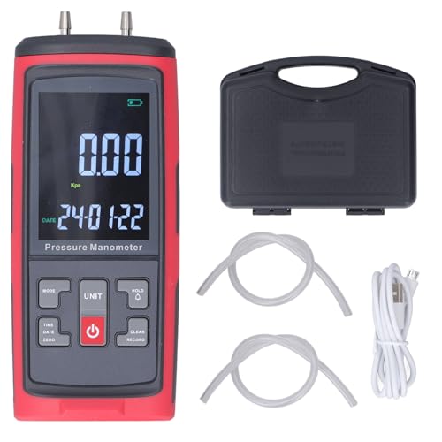 Digital Manometer Druckstock hoher Genauigkeitsdifferenzluftdrucktester mit Datenaufzeichnung LCD -Hintergrundbeleuchtung für industrielle Labors HLK -Systeme Abs Material 2 Digital Manometer Druckstock hoher Genauigkeitsdifferenzluftdrucktester mit Datenaufzeichnung LCD -Hintergrundbeleuchtung für industrielle Labors HLK -Systeme Abs Material 2 von plplaaoo
