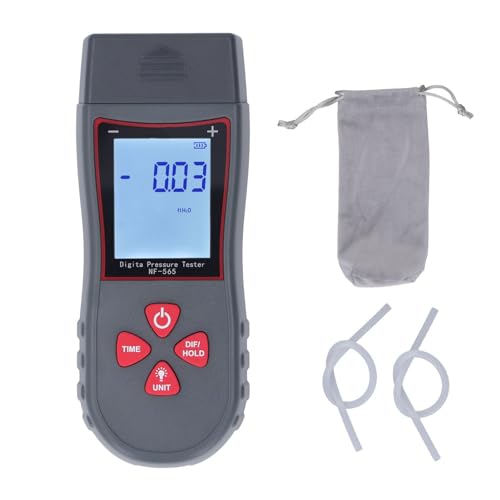 Digitale Differentialdruckmesser hohe Genauigkeit LCD Anzeige Luftgasdrucktester Manometer für HLK -Systeme Industrielle Anwendungen von plplaaoo