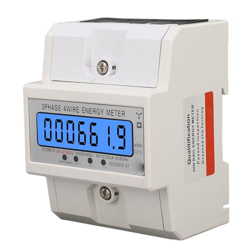 Digitalenergiemesser 3 Phase 4 Draht KWH Elektrizität Wattmeter hohe Genauigkeit LCD Display DIN -Schienenhalterung 3x127 220 VAC 10 100a für industrielle kommerzielle Nutzung Digitalenergiemesser 3 Phase 4 Draht KWH Elektrizität Wattmeter hohe Genauigkeit LCD Display DIN -Schienenhalterung 3x127 220 VAC 10 100a für industrielle kommerzielle Nutzung von plplaaoo