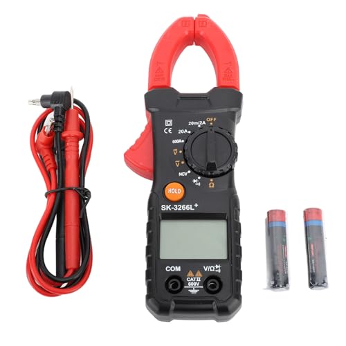 Digitaler Klemmmesser Multifunktional hoher Genauigkeit Smart Automatic Range Spannungsstromwiderstand Tester Tragbares elektrisches Werkzeug für Elektriker Ingenieure Techniker von plplaaoo