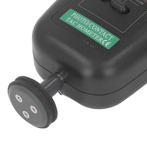 Digitaler Tachometer DT2236B 5 Ziffer LCD -Anzeige Handheld - und Nichtgeschwindigkeitsguage zur Messung der Geschwindigkeit von Förderbänder mit 4 sonden und Speicherfunktion von plplaaoo