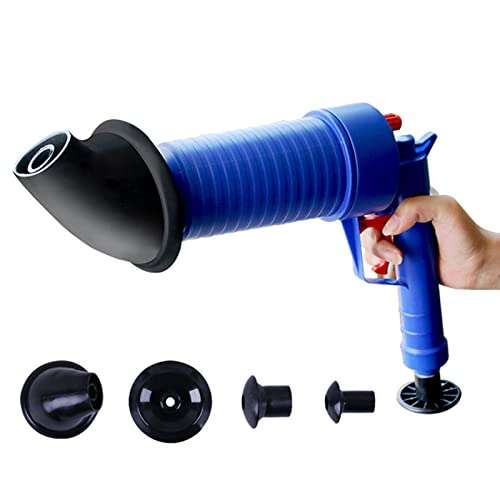 Drain Blaster, Air Power Toilet Plunger, Sink Plunger Pipe Blaster, manueller Pumpenreiniger, Hochdruck-Plunger für Badewanne, Toilette, Waschbecken, Bodenablauf, verstopftes Rohr in der Küche von plplaaoo