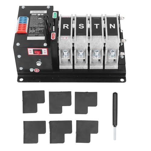 Dual Power Automatic Transfer Switch 4P Auto Manual Operation Millisecond Switching Generator Change Overover Switch AC400V Zuverlässige PC Flame Respared -Material für Fabriken (100a) von plplaaoo