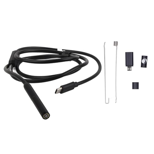 Einobjektiv Endoskop Ultra dünne Sonde 7,9mm Durchmesser HD 2MP IP67 Wasserdichte Inspektions kamera mit Typ C Stecker für Android iOS Smartphones OTG Funktion für Pipeline (1m) von plplaaoo