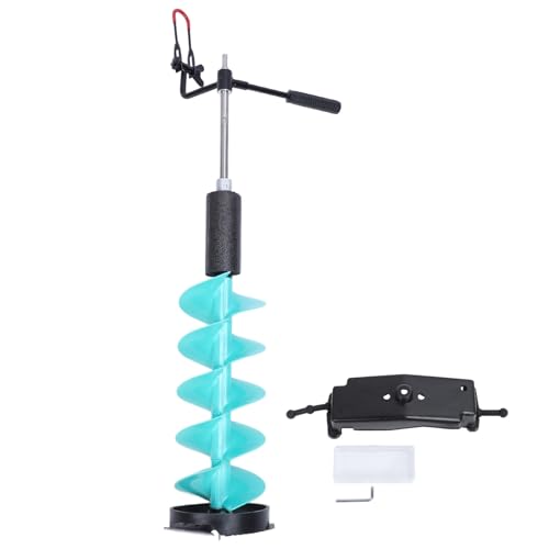 Electric Ice Auger Kit Premium Carbid Nylon Incisive Blade Ice Bohrersneen mit Positioniererverlängerungstange für Eisfischerei Notfall mit 8 Zoll Durchmesser Löcher Electric Ice Auger Kit Premium Carbid Nylon Incisive Blade Ice Bohrersneen mit Positioniererverlängerungstange für Eisfischerei Notfall mit 8 Zoll Durchmesser Löcher von plplaaoo
