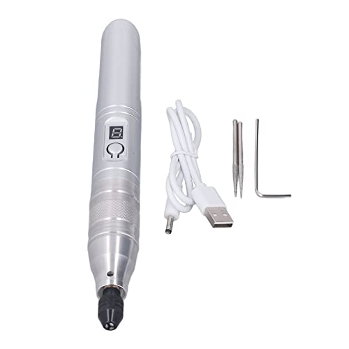 Elektrisches Schleifstift Mikrogravier ätzst Gravur DIY Tool Kit Hochgeschwindigkeit 3500 13000r/min 3,7 V Lithium -Batterie für Holz Metallglas Kunststoff Schmuckstücke von plplaaoo