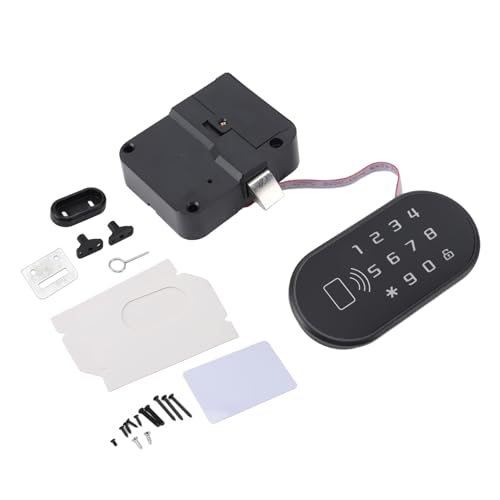 Elektronische Kabinett Schloss Professionelle Smart -Sicherheit Kombination Passwort Schubladen Schloss für Türen Schubladen Garderobe Kabinett ABC Zinklegierung 10.5x5.3x1.4cm von plplaaoo