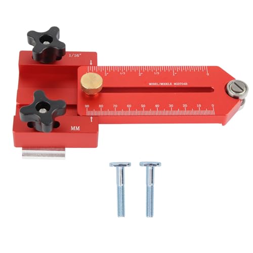 Erweitertes Dünn -Rip -Jig -Tisch -Sägewerkzeug -Werkzeug Premium Aluminium -Legierung Schnittgeschnitten für wiederholte Schmalstreifenschnitte funktionieren mit Router -Bandsäge von plplaaoo
