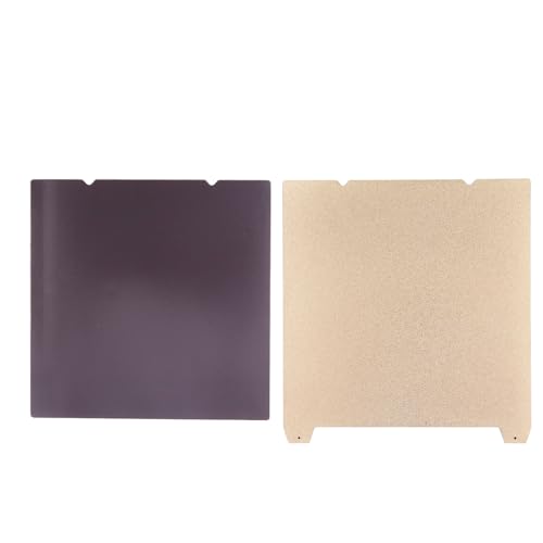 Federstahldruckbett doppelseitige Buildplatte mit weichmagnetischer Basis Textured Pei Carbonfaser PET -Oberfläche für Ender 3 Ender 5 S1 3D -Drucker 235 x 235 mm von plplaaoo