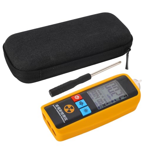 Geiger Counter Nuklearstrahlungsdetektor Digital Radioaktive Erkennungsmesser Echtzeit -Überwachung X γ -Strahlentester für Home and Industrial Use ABS Shell von plplaaoo