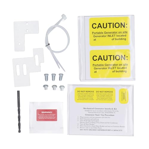 Generator Interlock Kit Aluminiumlegierung 3/4 7/8in Elektrisches Interlock Breaker -Kit für quadratische D -Qo - 100 125 Ampere Paneele von plplaaoo