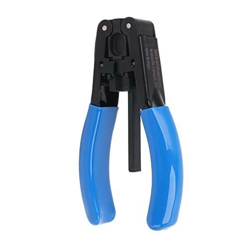 Glasfaser Stripper Werkzeug Stahl Klingen Ergonomische PVC-Griffdrahtabstrippzange für 1-2 Kernfaser 2.1x1.6mm optisches Kabel von plplaaoo