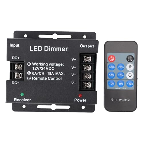 HF Wireless Fernbedienung LED DIMMER 11 Tasten PWM LED LED Light Strip Dimmer Einstellen Helligkeit DC 12V 24 V für Heimkino Schlafzimmer Beleuchtung Eisen ABS 83x79x32mmmm HF Wireless Fernbedienung LED DIMMER 11 Tasten PWM LED LED Light Strip Dimmer Einstellen Helligkeit DC 12V 24 V für Heimkino Schlafzimmer Beleuchtung Eisen ABS 83x79x32mmmm von plplaaoo