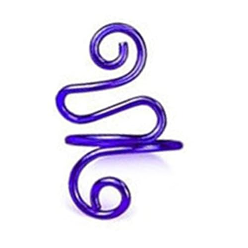 Häkelspannungsring Verstellbares biegbares Garnspannungssteuerungsring zum Stricken des Häkelns handgefertigtes DIY -Bastellegungsmaterial Leichtes haltbares für (Dunkelblau) von plplaaoo