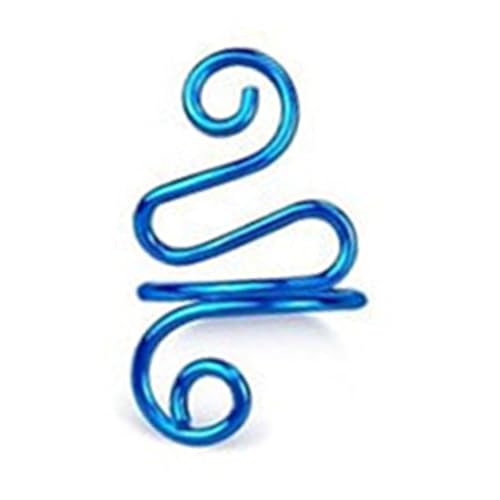 Häkelspannungsring Verstellbares biegbares Garnspannungssteuerungsring zum Stricken des Häkelns handgefertigtes DIY -Bastellegungsmaterial Leichtes haltbares für (Hellblau) von plplaaoo